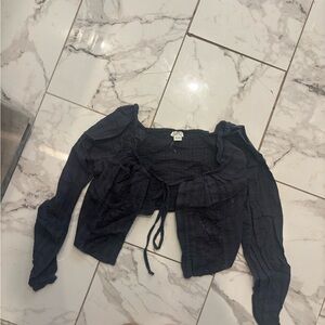American Eagle Outfitters Black Blouse